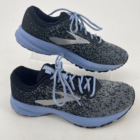 Brooks Shoes - Brooks WOMENS Launch 6 Energize Blue Gray Running Athletic Lace Up Shoes 9